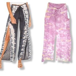 Young fabulous and broke flowy split leg pants